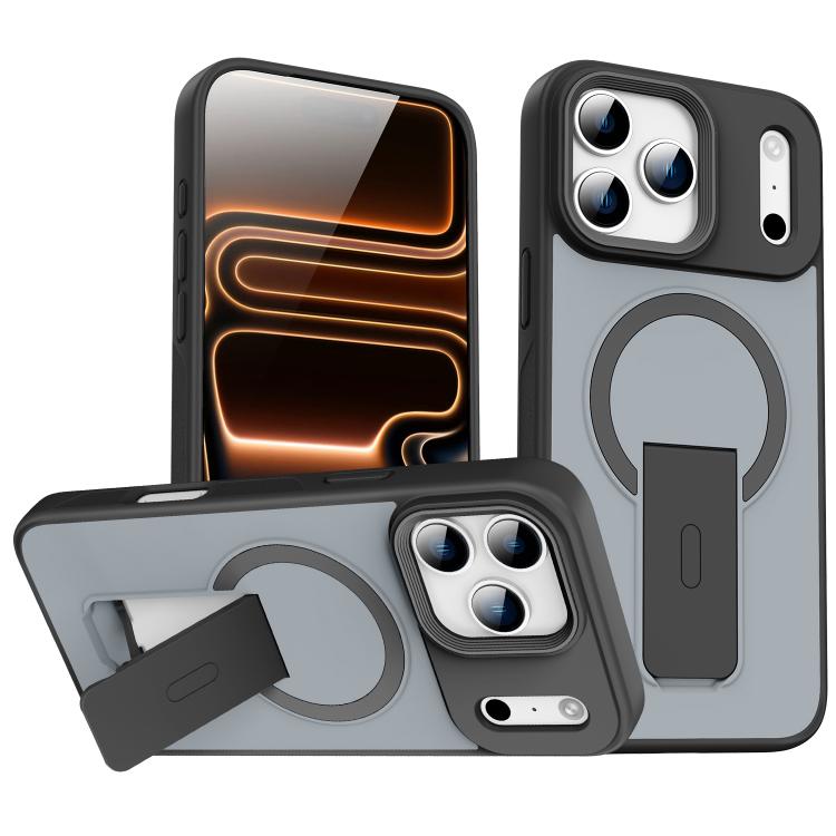 スキンフィールインビジブルキックスタンドMagSafeスマホケース、iPhone 16e / 17e用、iPhone 17 Pro Max用、iPhone 17 Pro用、iPhone 17用、iPhone Air用