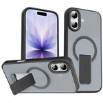 スキンフィールインビジブルキックスタンドMagSafeスマホケース、iPhone 16e / 17e用、iPhone 17 Pro Max用、iPhone 17 Pro用、iPhone 17用、iPhone Air用