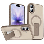 スキンフィールインビジブルキックスタンドMagSafeスマホケース、iPhone 16e / 17e用、iPhone 17 Pro Max用、iPhone 17 Pro用、iPhone 17用、iPhone Air用