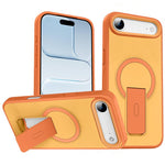 スキンフィールインビジブルキックスタンドMagSafeスマホケース、iPhone 16e / 17e用、iPhone 17 Pro Max用、iPhone 17 Pro用、iPhone 17用、iPhone Air用