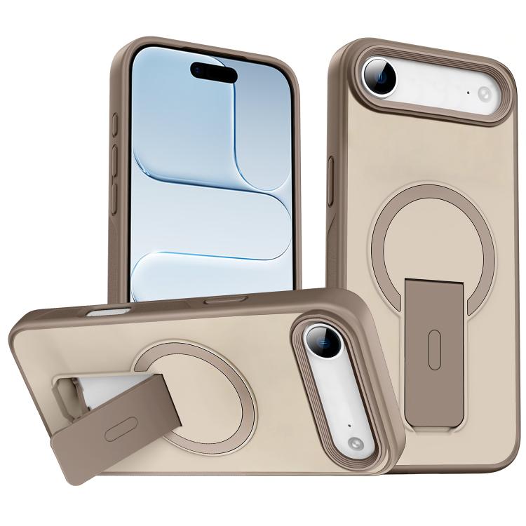 スキンフィールインビジブルキックスタンドMagSafeスマホケース、iPhone 16e / 17e用、iPhone 17 Pro Max用、iPhone 17 Pro用、iPhone 17用、iPhone Air用