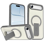 スキンフィールインビジブルキックスタンドMagSafeスマホケース、iPhone 16e / 17e用、iPhone 17 Pro Max用、iPhone 17 Pro用、iPhone 17用、iPhone Air用