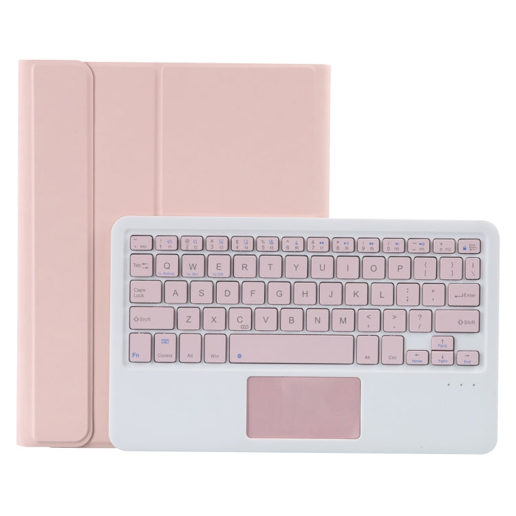 T098B-A プレスドスキンテクスチャ TPU 着脱式 キャンディカラー Bluetoothキーボード保護ケース iPad Air 11 2024 / 2025 / Air 4 10.9インチ 2020用 スタンド＆ペンスロット＆タッチ対応, T098B-A