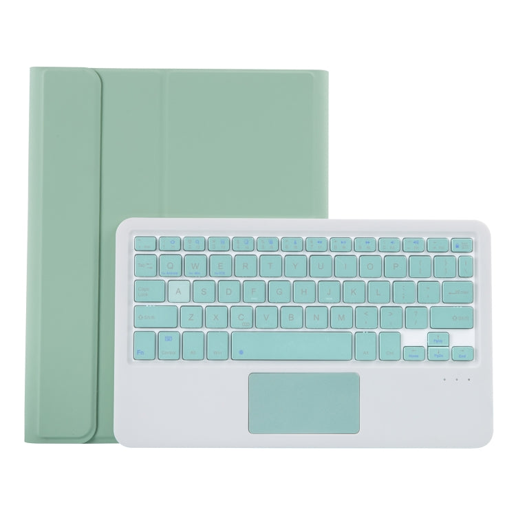 T098B-A プレスドスキンテクスチャ TPU 着脱式 キャンディカラー Bluetoothキーボード保護ケース iPad Air 11 2024 / 2025 / Air 4 10.9インチ 2020用 スタンド＆ペンスロット＆タッチ対応, T098B-A