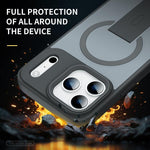 スキンフィールインビジブルキックスタンドMagSafeスマホケース、iPhone 16e / 17e用、iPhone 17 Pro Max用、iPhone 17 Pro用、iPhone 17用、iPhone Air用