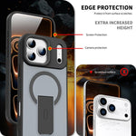 スキンフィールインビジブルキックスタンドMagSafeスマホケース、iPhone 16e / 17e用、iPhone 17 Pro Max用、iPhone 17 Pro用、iPhone 17用、iPhone Air用