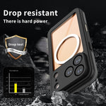 RedPepper VシリーズIP68防水磁気電話ケース、iPhone 17 Pro用、iPhone 17用