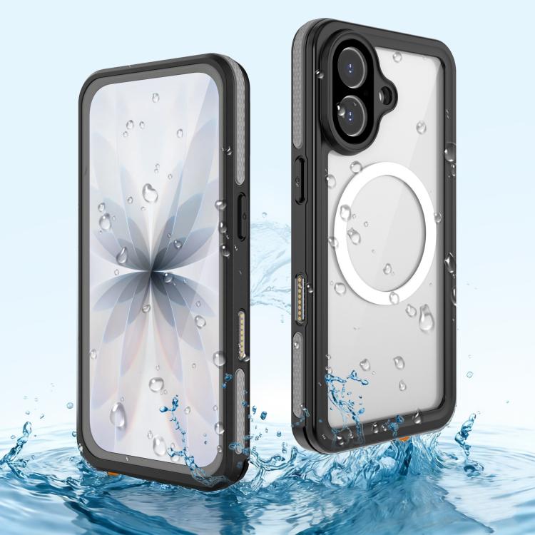 RedPepper VシリーズIP68防水磁気電話ケース、iPhone 17 Pro用、iPhone 17用