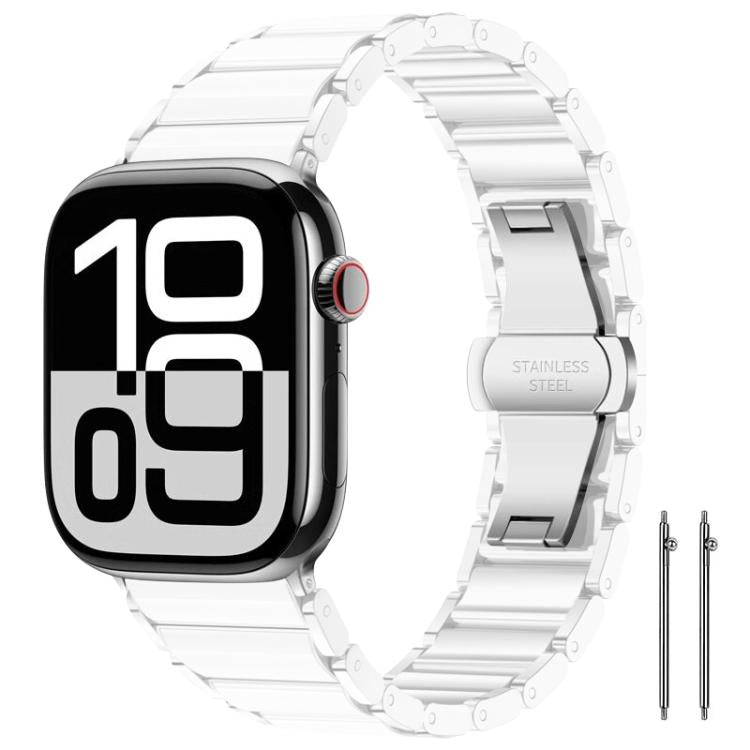 xDfind セラミックステンレススチールウォッチバンド、Apple Watch 42 / 44 / 45 / 46 / 49mm用、Apple Watch 38 / 40 / 41 / S11 42mm用