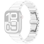 xDfind セラミックステンレススチールウォッチバンド、Apple Watch 42 / 44 / 45 / 46 / 49mm用、Apple Watch 38 / 40 / 41 / S11 42mm用