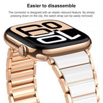 xDfind セラミックステンレススチールウォッチバンド、Apple Watch 42 / 44 / 45 / 46 / 49mm用、Apple Watch 38 / 40 / 41 / S11 42mm用
