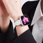 xDfind セラミックステンレススチールウォッチバンド、Apple Watch 42 / 44 / 45 / 46 / 49mm用、Apple Watch 38 / 40 / 41 / S11 42mm用