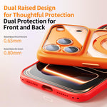 精密穴スキンフィール磁気ホルダースマホケース AIシャッターボタン付き、iPhone 17 Pro Max用、iPhone 17 Pro用