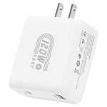 HX119 120W USBおよびType-Cデュアルインターフェース高速充電器, EUプラグ, UKプラグ, USプラグ