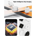 HX119 120W USBおよびType-Cデュアルインターフェース高速充電器, EUプラグ, UKプラグ, USプラグ