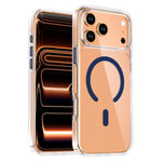クリスタルトランスペアレント磁気スマホケース、iPhone 17 Pro Max用、iPhone 17 Pro用
