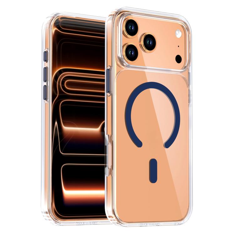 クリスタルトランスペアレント磁気スマホケース、iPhone 17 Pro Max用、iPhone 17 Pro用