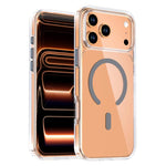 クリスタルトランスペアレント磁気スマホケース、iPhone 17 Pro Max用、iPhone 17 Pro用