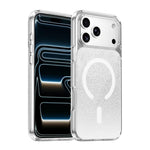 クリスタルグリッターマグネットスマホケース、iPhone 17 Pro Max用、iPhone 17 Pro用