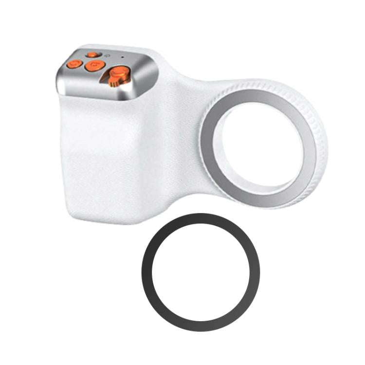 Magnetic Smartphone Shooting Holder Hand Grip Handle Snap On Phone Stand, Single Grip, With Fill Light