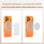 Alpha-style Rotating Bracket Magnetic Phone Case, For iPhone 17 Pro Max, For iPhone 17 Pro