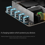 ORICO DUK-5P 40W 5 USBポートスマート充電ステーション スタンド付き, USプラグ, UKプラグ, AUプラグ