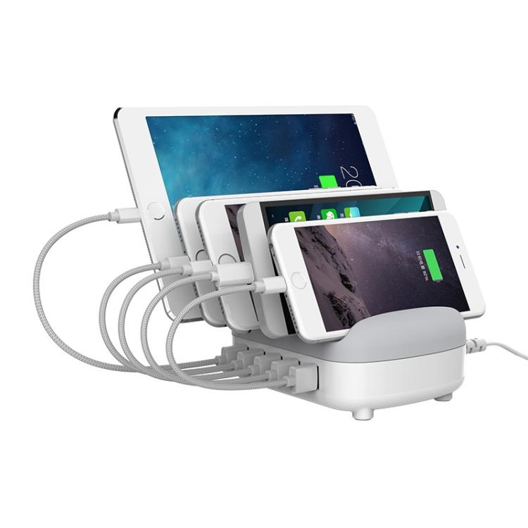 ORICO DUK-5P 40W 5 USBポートスマート充電ステーション スタンド付き, USプラグ, UKプラグ, AUプラグ
