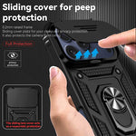 XDcase スライディングカムシールドリングホルダー磁気スマホケース、iPhone 17 Pro Max用、iPhone 17 Pro用、iPhone 17用、iPhone Air用