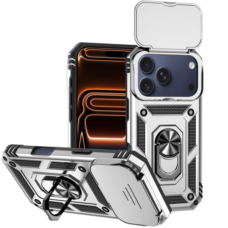 XDcase スライディングカムシールドリングホルダー磁気スマホケース、iPhone 17 Pro Max用、iPhone 17 Pro用、iPhone 17用、iPhone Air用