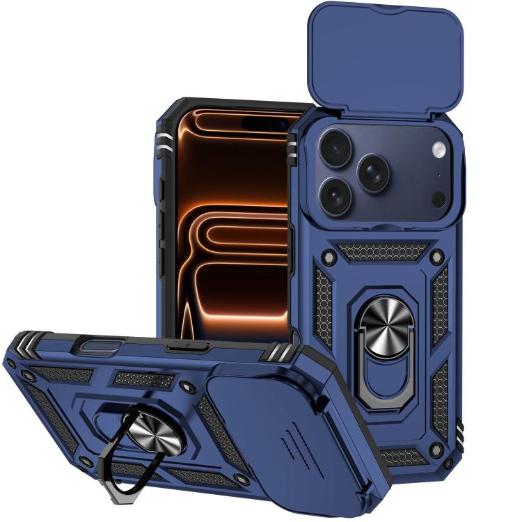 XDcase スライディングカムシールドリングホルダー磁気スマホケース、iPhone 17 Pro Max用、iPhone 17 Pro用、iPhone 17用、iPhone Air用