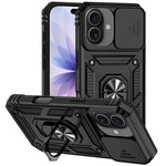 XDcase スライディングカムシールドリングホルダー磁気スマホケース、iPhone 17 Pro Max用、iPhone 17 Pro用、iPhone 17用、iPhone Air用