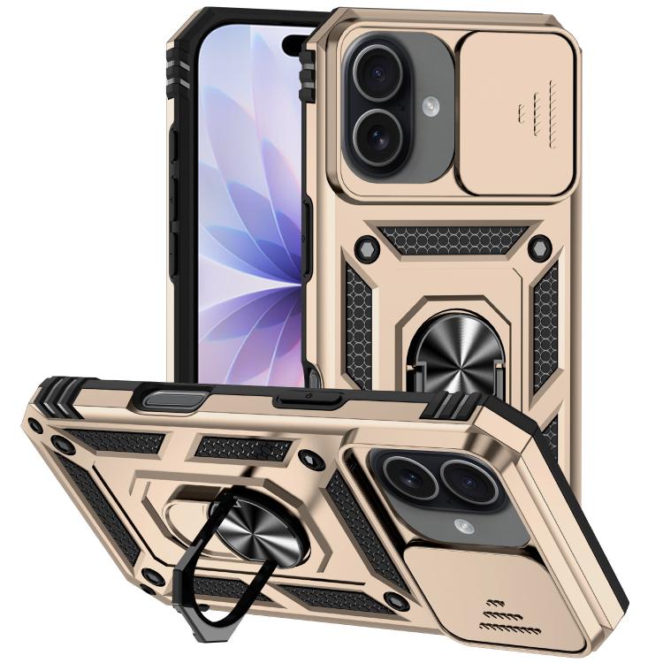 XDcase スライディングカムシールドリングホルダー磁気スマホケース、iPhone 17 Pro Max用、iPhone 17 Pro用、iPhone 17用、iPhone Air用