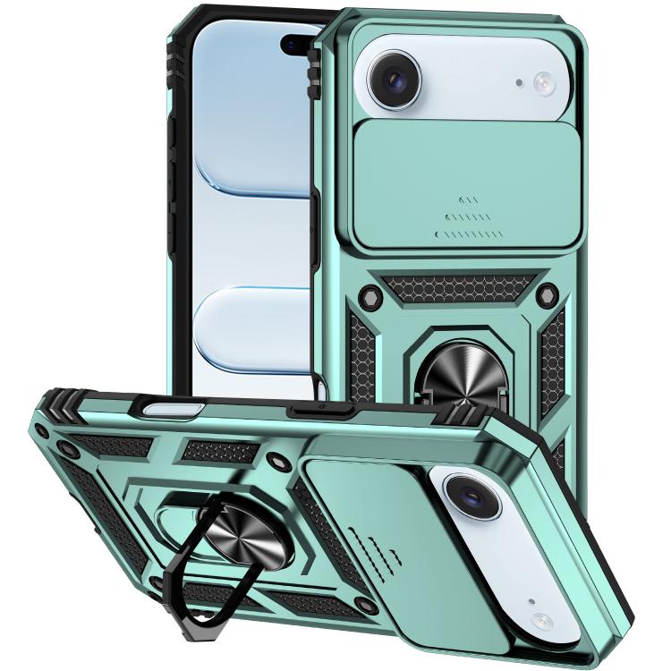 XDcase スライディングカムシールドリングホルダー磁気スマホケース、iPhone 17 Pro Max用、iPhone 17 Pro用、iPhone 17用、iPhone Air用