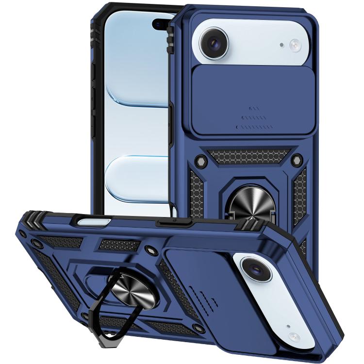 XDcase スライディングカムシールドリングホルダー磁気スマホケース、iPhone 17 Pro Max用、iPhone 17 Pro用、iPhone 17用、iPhone Air用