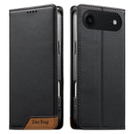 Dierfeng つなぎ合わせ強力磁気RFIDヴィーガンレザースマホケース、iPhone 17e / 16e用、iPhone 17 Pro Max用、iPhone 17 Pro用、iPhone 17用、iPhone Air用、iPhone 16 Pro Max用、iPhone 16 Pro用、iPhone 16 Plus用