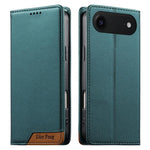 Dierfeng つなぎ合わせ強力磁気RFIDヴィーガンレザースマホケース、iPhone 17e / 16e用、iPhone 17 Pro Max用、iPhone 17 Pro用、iPhone 17用、iPhone Air用、iPhone 16 Pro Max用、iPhone 16 Pro用、iPhone 16 Plus用