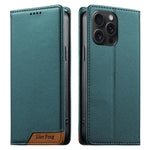 Dierfeng つなぎ合わせ強力磁気RFIDヴィーガンレザースマホケース、iPhone 16用、iPhone 15 Pro Max用、iPhone 15 Pro用、iPhone 15 Plus用、iPhone 15用、iPhone 14 Plus用、iPhone 14 / 13用、iPhone 14 Pro用