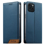 Dierfeng つなぎ合わせ強力磁気RFIDヴィーガンレザースマホケース、iPhone 16用、iPhone 15 Pro Max用、iPhone 15 Pro用、iPhone 15 Plus用、iPhone 15用、iPhone 14 Plus用、iPhone 14 / 13用、iPhone 14 Pro用