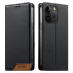 Dierfeng つなぎ合わせ強力磁気RFIDヴィーガンレザースマホケース、iPhone 16用、iPhone 15 Pro Max用、iPhone 15 Pro用、iPhone 15 Plus用、iPhone 15用、iPhone 14 Plus用、iPhone 14 / 13用、iPhone 14 Pro用