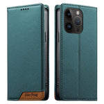 Dierfeng つなぎ合わせ強力磁気RFIDヴィーガンレザースマホケース、iPhone 16用、iPhone 15 Pro Max用、iPhone 15 Pro用、iPhone 15 Plus用、iPhone 15用、iPhone 14 Plus用、iPhone 14 / 13用、iPhone 14 Pro用