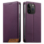 Dierfeng つなぎ合わせ強力磁気RFIDヴィーガンレザースマホケース、iPhone 16用、iPhone 15 Pro Max用、iPhone 15 Pro用、iPhone 15 Plus用、iPhone 15用、iPhone 14 Plus用、iPhone 14 / 13用、iPhone 14 Pro用