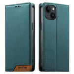 Dierfeng つなぎ合わせ強力磁気RFIDヴィーガンレザースマホケース、iPhone 16用、iPhone 15 Pro Max用、iPhone 15 Pro用、iPhone 15 Plus用、iPhone 15用、iPhone 14 Plus用、iPhone 14 / 13用、iPhone 14 Pro用