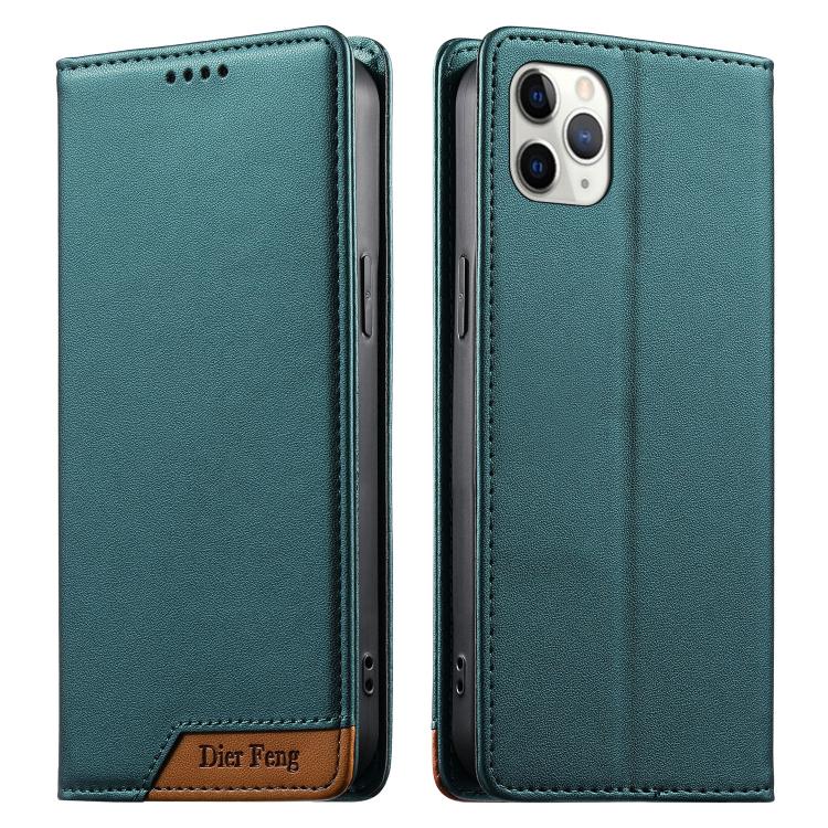 Dierfeng スプライシング強力マグネットRFIDヴィーガンレザースマホケース iPhone 11 Pro Max用 iPhone 11用 iPhone 11 Pro用 iPhone X / XS用 iPhone XR用 iPhone XS Max用 iPhone 8 Plus / 7 Plus用