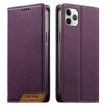 Dierfeng スプライシング強力マグネットRFIDヴィーガンレザースマホケース iPhone 11 Pro Max用 iPhone 11用 iPhone 11 Pro用 iPhone X / XS用 iPhone XR用 iPhone XS Max用 iPhone 8 Plus / 7 Plus用