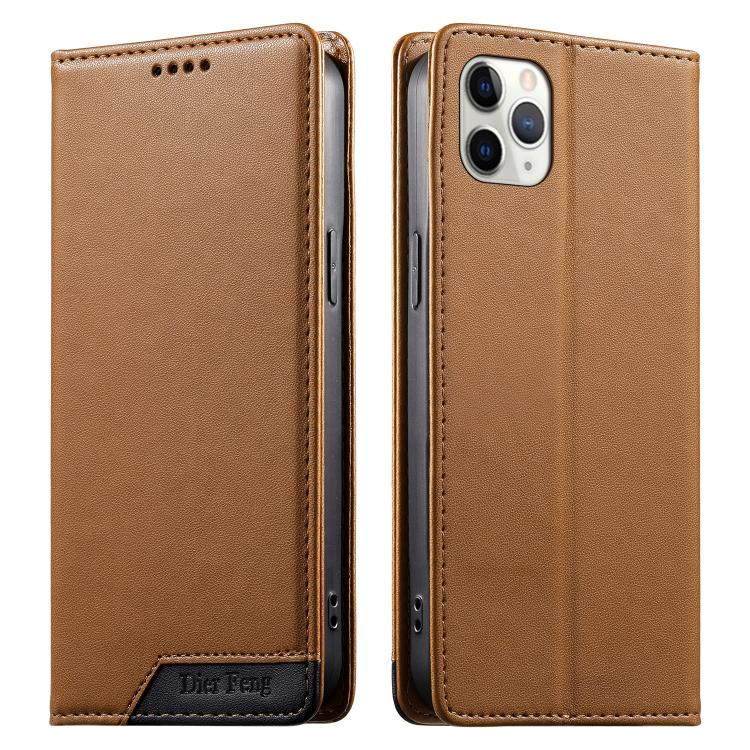 Dierfeng スプライシング強力マグネットRFIDヴィーガンレザースマホケース iPhone 11 Pro Max用 iPhone 11用 iPhone 11 Pro用 iPhone X / XS用 iPhone XR用 iPhone XS Max用 iPhone 8 Plus / 7 Plus用