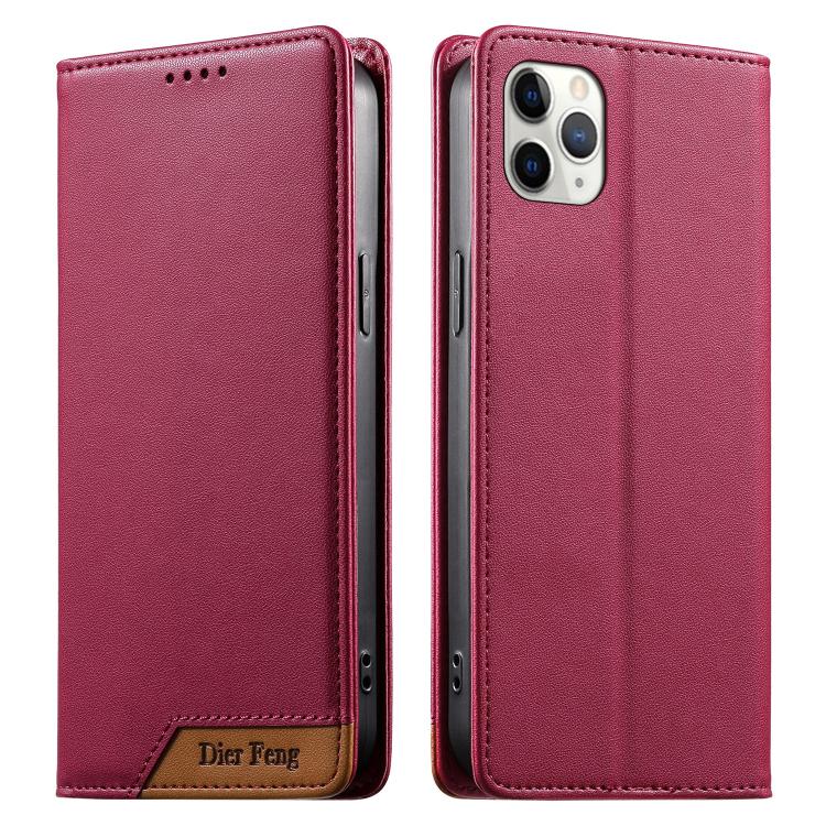 Dierfeng スプライシング強力マグネットRFIDヴィーガンレザースマホケース iPhone 11 Pro Max用 iPhone 11用 iPhone 11 Pro用 iPhone X / XS用 iPhone XR用 iPhone XS Max用 iPhone 8 Plus / 7 Plus用