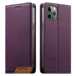Dierfeng スプライシング強力マグネットRFIDヴィーガンレザースマホケース iPhone 11 Pro Max用 iPhone 11用 iPhone 11 Pro用 iPhone X / XS用 iPhone XR用 iPhone XS Max用 iPhone 8 Plus / 7 Plus用