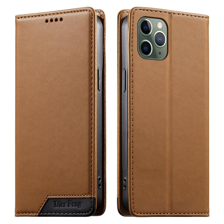 Dierfeng スプライシング強力マグネットRFIDヴィーガンレザースマホケース iPhone 11 Pro Max用 iPhone 11用 iPhone 11 Pro用 iPhone X / XS用 iPhone XR用 iPhone XS Max用 iPhone 8 Plus / 7 Plus用