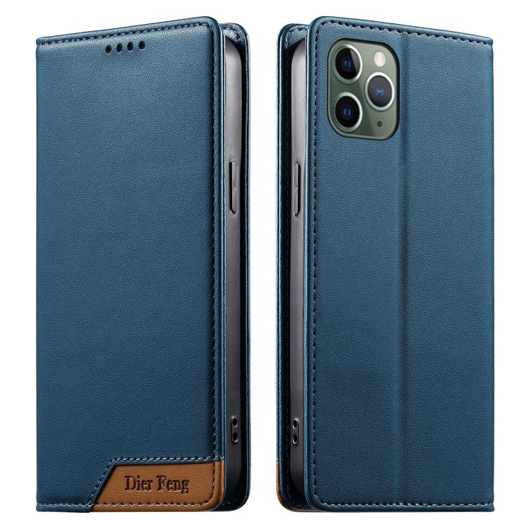 Dierfeng スプライシング強力マグネットRFIDヴィーガンレザースマホケース iPhone 11 Pro Max用 iPhone 11用 iPhone 11 Pro用 iPhone X / XS用 iPhone XR用 iPhone XS Max用 iPhone 8 Plus / 7 Plus用