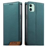Dierfeng スプライシング強力マグネットRFIDヴィーガンレザースマホケース iPhone 11 Pro Max用 iPhone 11用 iPhone 11 Pro用 iPhone X / XS用 iPhone XR用 iPhone XS Max用 iPhone 8 Plus / 7 Plus用